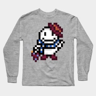 Smiling Snowman Long Sleeve T-Shirt